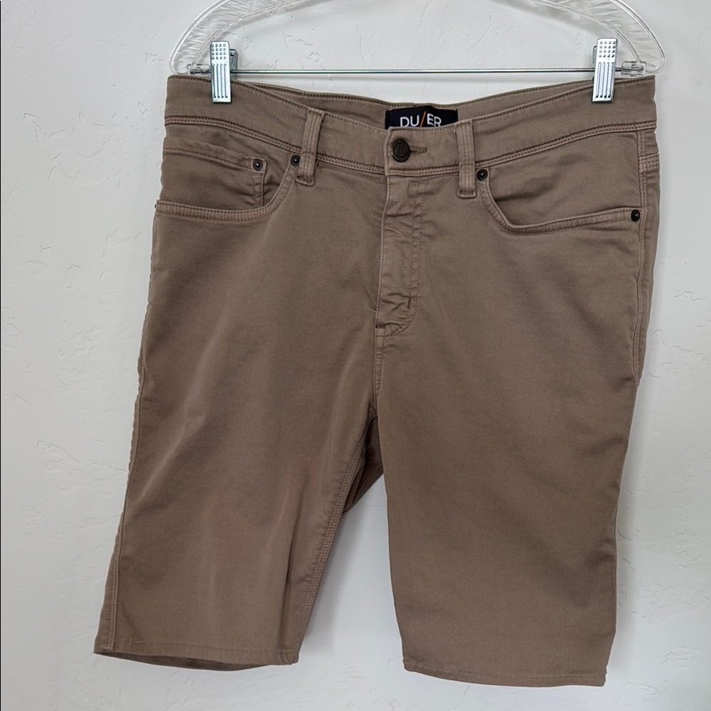 DUER No Sweat Men's Tan Shorts